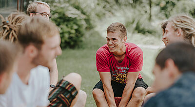 Students in conversation