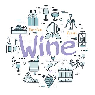 Organizational chart wine white